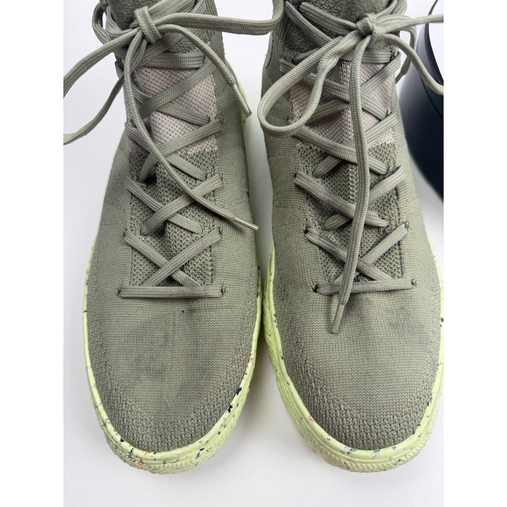 Converse Chuck Taylor All Star Crater Knit Olive Green Mens 8.5 W10.5 High Ankle - Picture 11 of 16